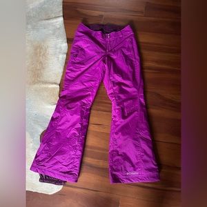 Columbia Women’s Purple Ski Pants Sz S